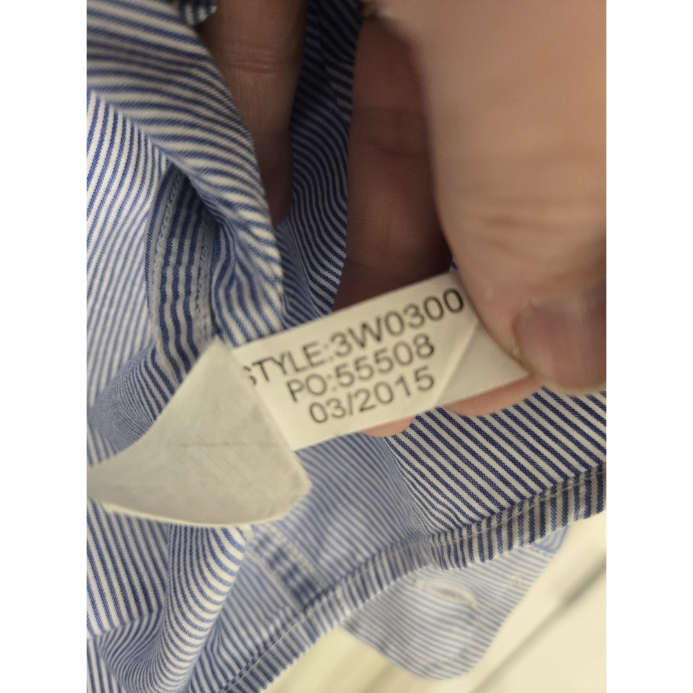 Vineyard Vines Button Down Shirt Youth Medium Blue Whale Plaid Long Sleeve Boys - Picture 5 of 5